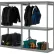 Global Industrial™ : double porte-vêtements sans vis pour bagages - 96" de largeur x 24" de profondeur x 84" de hauteur
