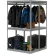 Porte-bagages et porte-vêtements combiné sans vis Global Industrial™ - 48" de largeur x 48" de profondeur x 84" de hauteur