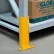 Protection de cadre pour rayonnage à palettes Global Industrial™, hauteur 12" - Jaune