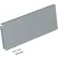 Global Industrial™ Front Base for 18"W X 6"H Gray Locker