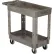 Chariot utilitaire Global Industrial™ avec 2 étagères, capacité de charge de 500 lb, 38" de longueur x 17-1/2" de largeur x 32-1/2" de hauteur, gris