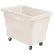 Global Industrial™ Récipient en plastique pour vrac chariot à caisse, 8 bushels, socle à fixation directe, blanc