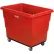 Global Industrial™ Bac de stockage en plastique « chariot à caisse », 16 boisseaux, socle en acier, rouge