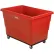 Global Industrial™ Bac de stockage en plastique « chariot à caisse », 20 boisseaux, socle en acier, rouge