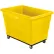 chariot pour caisses en plastique Global Industrial™, 20 boisseaux, châssis en acier, jaune