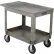 Chariot utilitaire Global Industrial™ avec plateau supérieur et 2 étagères, 44" de long x 25-1/2" de large x 35-1/2" de haut, gris