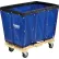 Global Industrial™ KD, 8 boisseaux, chariot à panier en vinyle bleu