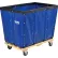 Chariot à panier en vinyle bleu Global Industrial™ KD, 16 boisseaux