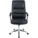 Interion® Antimicrobial Bonded Leather Modern Comfort Executive Chair, Black