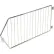 Nexel® Chrome Divider for Wire Dump Bin, 14"D X 9"H