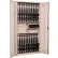 Armoire à armes Datum Argos AWC84H24R10P-1 - 24 fusils et 10 pistolets, 2 demi-étagères 42 x 15 x 84, gris