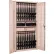 Armoire à armes Datum Argos AWC84H24R20P-1 - 24 fusils et 20 pistolets, 2 demi-étagères 42 x 15 x 84, gris