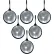 Mr. Chain® Snap 2" DOT Reflector, Star White, Pack of 6