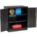 Tennsco® Counter Height Industrial Storage Cabinet, 36"W x 18"D x 42"H, Unassembled, Black