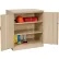 Armoire de rangement industrielle Tennsco® à hauteur de comptoir, 36" de largeur x 18" de profondeur x 42" de hauteur, à monter, couleur sable