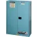 Justrite 45 Gal. Acid Corrosive Cabinet, Self-Close, 2 Door, 43"W x 18"D x 65"H, Blue