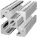 80/20 1010-72 1" X 1" T-Slotted Profile, 72" Stock Bar