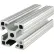 Profilé extrudé à quatre rainures en T Lite série 15 80/20®, barre de stock de 120 po L, 1-1/2 po x 1-1/2 po