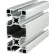 80/20 40 Series 1-9/16" x 3-1/8" Ultra Lite Six T-Slotted Extrusion Profile, 238-3/16"L Stock Bar