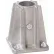 Global Industrial™ Single Socket Base For Pedestrian Barrier, Black