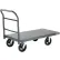 chariot à plate-forme en tôle d'acier Global Industrial™, chariot x 36, capacité de 2 400 lb, roulettes en caoutchouc de 8 pouces