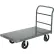 chariot Global Industrial™ à plateau en acier, chariot x 30, capacité de 2 400 lb, roulettes en caoutchouc de 8 pouces