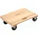 Chariot en bois dur Global Industrial™ avec plateau plein, 36 x 24, capacité de 1 200 lb