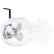 Ventilateur J&D « Green Breeze » HAF 12 pouces avec cordon d'alimentation VBG12, 1/10 HP, 970 CFM