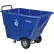 Chariot basculant en plastique « recyclage » Global Industrial™ à usage standard, capacité de 1/2 yarde cube, 850 lb, bleu