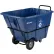 Global Industrial™ Heavy Duty Plastic Recycling Tilt Truck, 1/2 Cu.Yd. 1400 Lbs. Cap, Blue