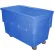 chariot à caisse e rectangulaire en plastique Dandux 51166524U-4S, bleu, capacité de 24 bushels (660 lb).
