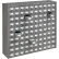 Armoire à tiroirs de rangement en acier Global Industrial™, 100 tiroirs, 36" de largeur x 9" de profondeur x 34-1/2" de hauteur, gris
