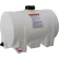 Réservoir de stockage en plastique RomoTech de 60 gallons 82123939 - Rond avec pieds de soutien