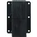 Global lndustrial™ Heavy Duty Dock Bumper, Rectangular 13Wx20H, Black