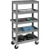 Global Industrial™ Steel Shelf Truck w/5 Shelves, 800 lb. Capacity, 30"L x 16"W x 60"H