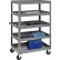 chariot à étagères en acier Global Industrial™ chariot étagères, capacité de 800 lb, 36L x 24"W x 60"H