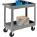 Chariot de stockage en acier Global Industrial™ avec 2 étagères, capacité de 500 lb, 30" de longueur x 16" de largeur x 32" de hauteur