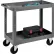 Chariot de stockage en acier Global Industrial™ avec 2 étagères, capacité de 800 lb, 30"L x 16"W x 32"H