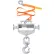 Accessoire pour chariot élévateur Global Industrial™ : crochet pivotant à fourche simple, capacité de 4 000 lb.