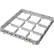 Cambro 9E2151 - Half Drop Extender, Full Size, 9-Comp, Adds 1-5/8" To Rack Height, Soft Gray - Pkg Qty 12