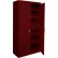 Armoire de rangement Steel Cabinets USA, 5 étagères réglables, 24" de largeur x 18" de profondeur x 72" de hauteur, rouge vin, entièrement soudée