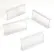 Nexel® ABM3C-25 Porte-étiquette transparent, 3" de largeur x 1-1/4" de hauteur, avec insert en papier (lot de 25)