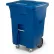 Chariot à ordures Toter Heavy Duty à 2 roues avec roulettes, 96 gallons, bleu - ACC96-00BLU