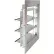 Volet mural d'alimentation en aluminium (entrée) 8" - CWV-8x8