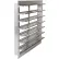 Volet d'évacuation mural en aluminium, bride avant 36" - EASR-MF 36 SP