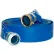 4" x 100' PVC Lay Flat Discharge Hose Coupled w/ M x F Aluminum Short Shanks