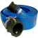 1-1/2" x 25' PVC Lay Flat Discharge Hose Coupled w/ C x E Poly Cam & Groove Fittings