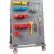 Chariot mobile Little Giant® à structure en A - Chariot d'outillage Lean, combinaison de panneaux perforés et à lamelles, 24" de profondeur x 36" de largeur