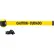 Banner Stakes Magnetic Wall Mount Barrier, 15' Yellow "Caution Cuidado" Banner