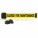 Banner Stakes Magnetic Wall Mount Barrier, 7' Yellow "Closed For Maintenance" Belt